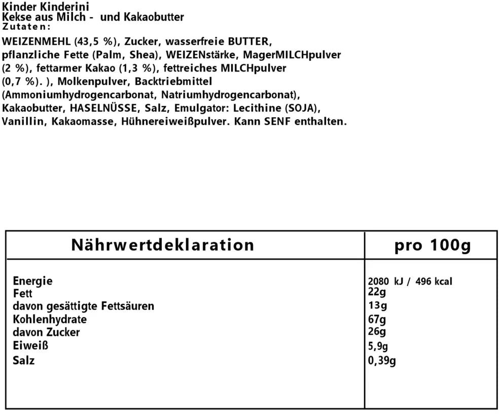 Kinder Kinderini 250g