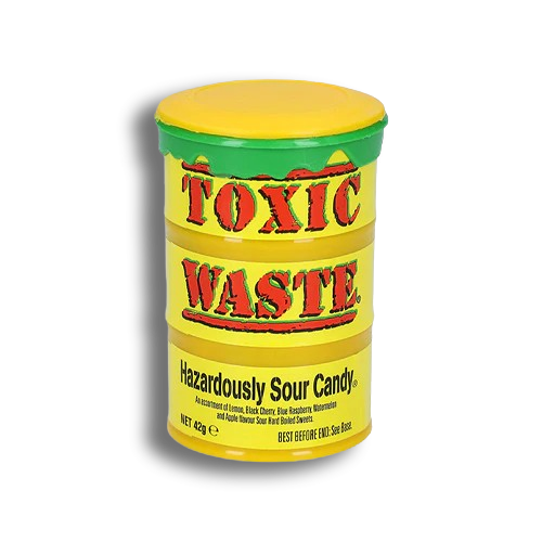 Toxic Waste Yellow Sour Candy 42g